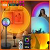 Умный закатный светильник Tuya LED Night Ligh USB RGB Smart Life APP Удаленная проекция для украшения комнаты Фотофестиваль Рождение