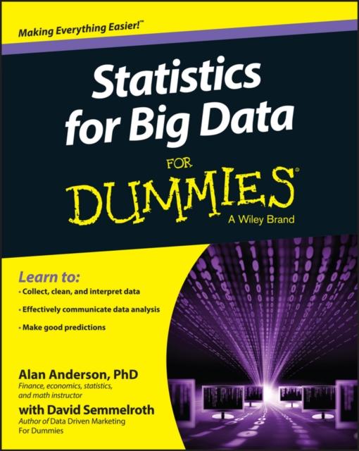 Книга Statistics for Big Data For Dummies
