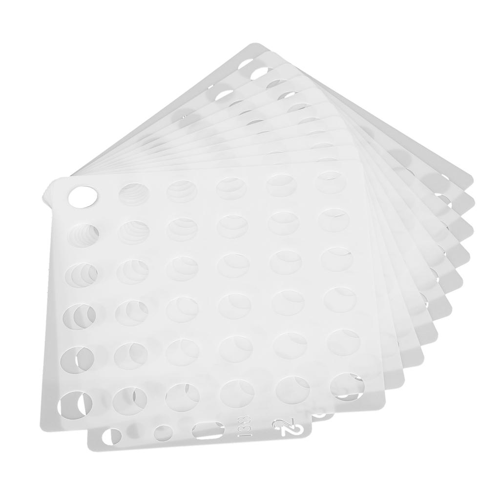 10 шт. шаблон для рисования, полые точки, спрей, ПЭТ-трафарет, вспомогательные инструменты для рисования