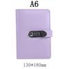 (Muu3) Keyed Combination Lock for Planners, Notebooks, and Diaries with Privacy Password (Light Purple)