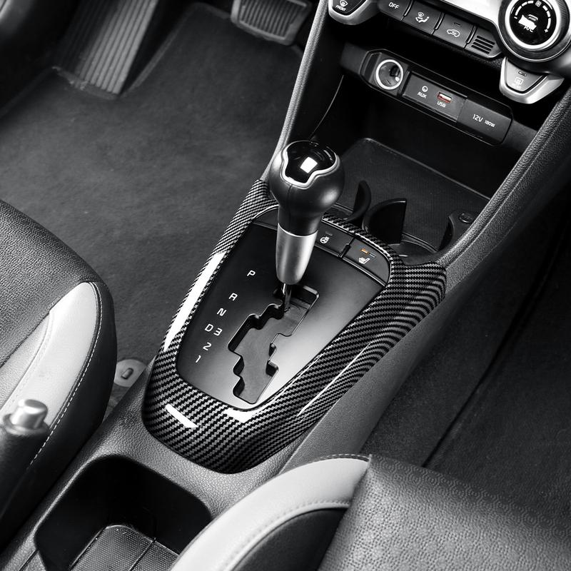 Automotive Centre Console Trim Frame Central Gear Shift Protective Cover ABS Material For Kia Morning Picanto 2018- LHD
