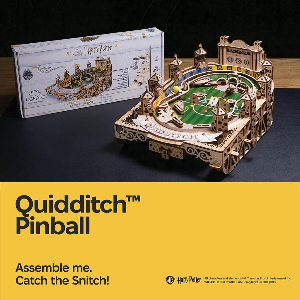 Ugears Гарри Поттер Квиддич Пинбол Деревянные поделки Без клея и инструментов 70231 Пазл, и Модели, Требуется, Взрослые,
