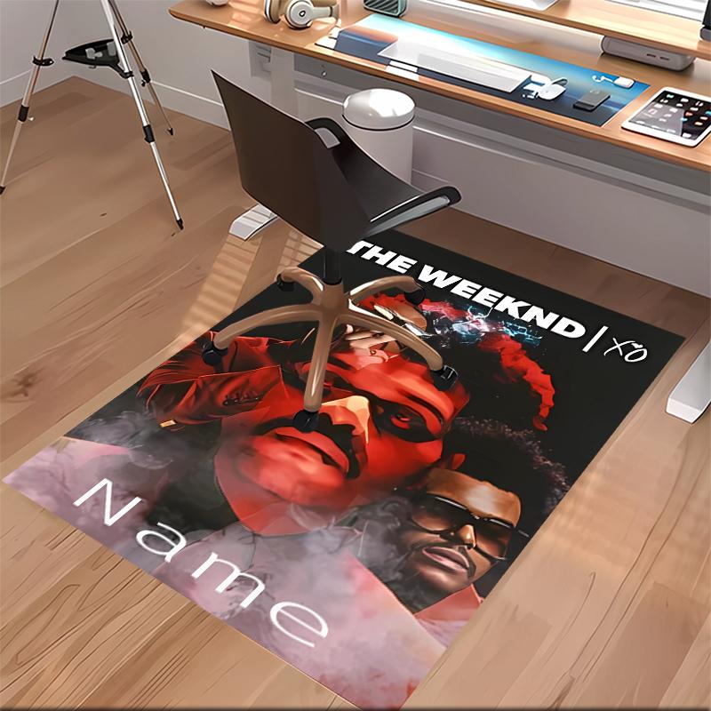 Custom personalization The Weeknd Print Area Rug - Soft, Washable Non-Slip Indoor Mat,Living Room,Home&Office Decorative Rug