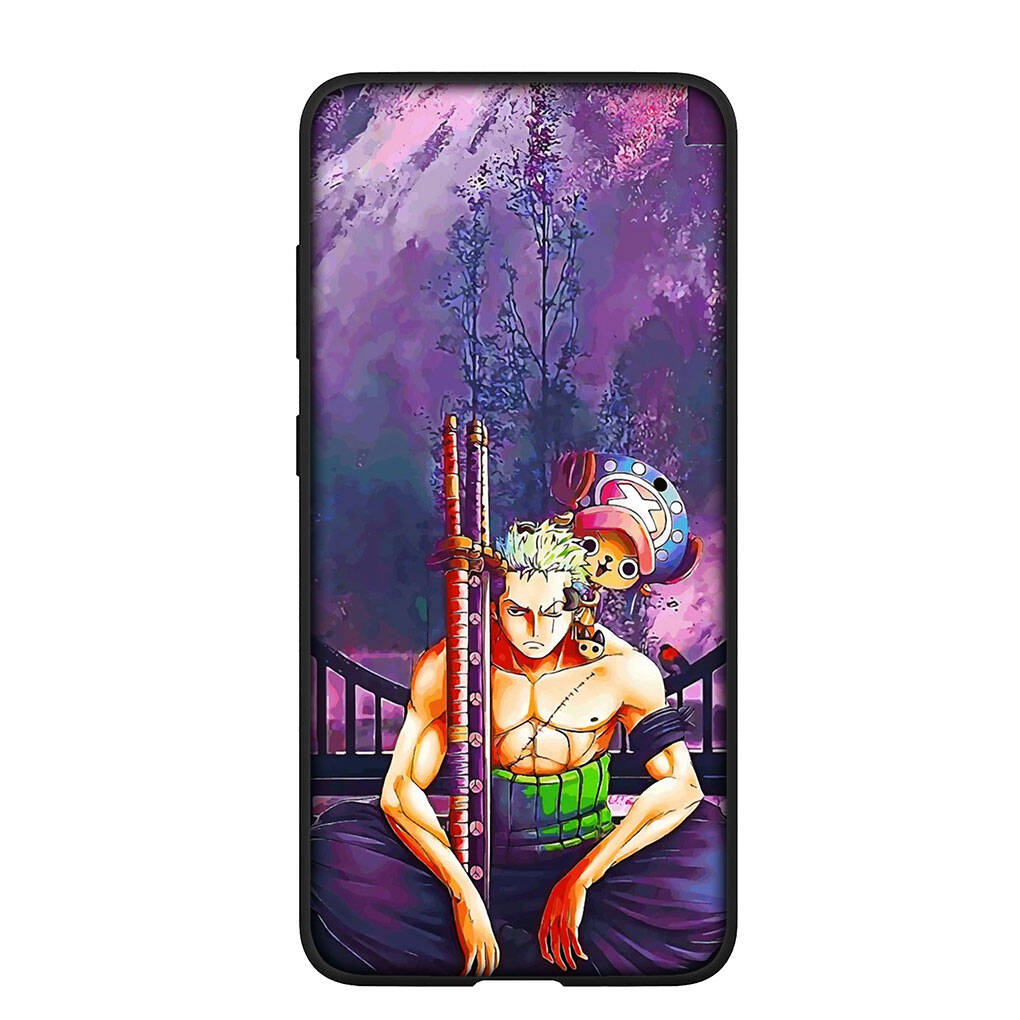 Чехол для iPhone 17 15 16 Plus Xiaomi Poco X7 X6 F8 F7 M8 C85 C75 C71 Redmi Note 14 12 11 13 Pro Max A4 14C 13C 15C Аниме Ророноа Зоро One Pieces Луффи