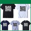 Стильная черная футболка 'Black Lives Matter' против расизма для унисекс, повседневная и удобная