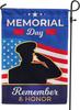 PAMBO Memorial Day Garden Ag Decoration 12x18 Inch Burlap Double Sided ZZJ LLG GGO