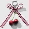 Сладкий красный брелок в виде вишни для женщин и девочек, милые фруктовые брелки, подвеска, изысканный рюкзак, украшения, аксессуары, подарки