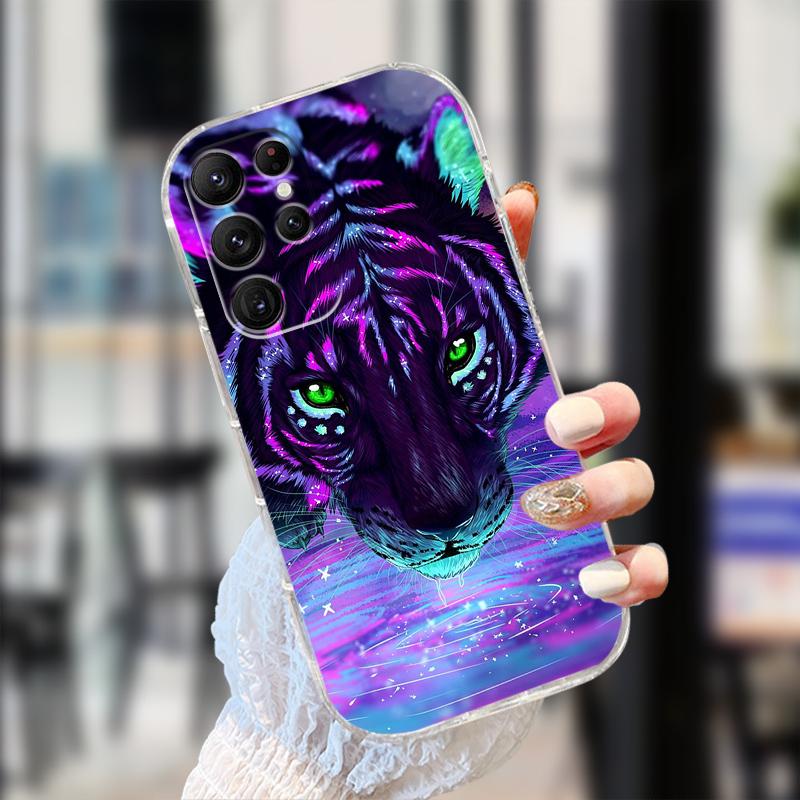 Прозрачный чехол для Samsung S25 S24 S23 S22 Ultra 5G Прозрачный Мягкий ТПУ Силиконовый Чехол для Телефона для Galaxy S22 5G Защитные Fundas