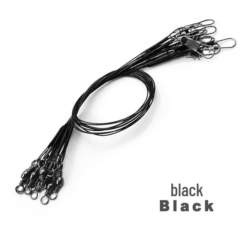 Поводок из стальной проволоки с защитой от порезов и пином B-типа для морской рыболовной снасти