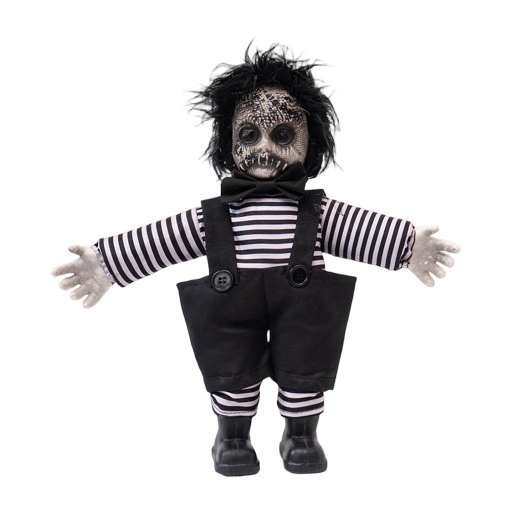 Halloween Horror Doll Ornament Pumpkins Witch Vampires Rupture Doll Atmosphere Decoration Props