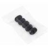 3.5cm Microphone Sponge Windscreen for Small Microphones, 10mm Diameter, Broadcast, 5-Pack, Black
