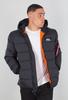 Демисезонная куртка Alpha Industries Hooded Puffer Fd black (118113-003)