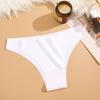FINETOO Women Seamless and Traceless Panties Solid Color Underwear Soft and Comfortable Lingerie 12 Colors