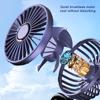 5000/8000mAh Portable Fan with Smart LED Digital Display 5 Speed Adjustable USB Rechargeable Mini Handheld Neck Fan