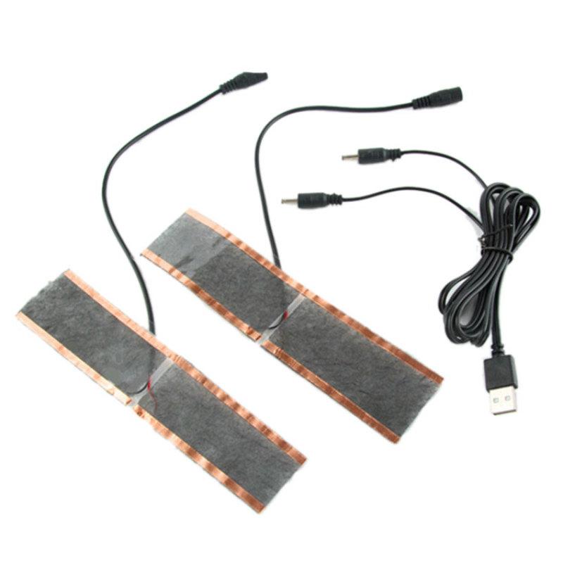 5 В USB электрические стельки с подогревом, грелки для ног, ботинки с подогревом, подушечки для обуви, зимние уличные лыжные потепления