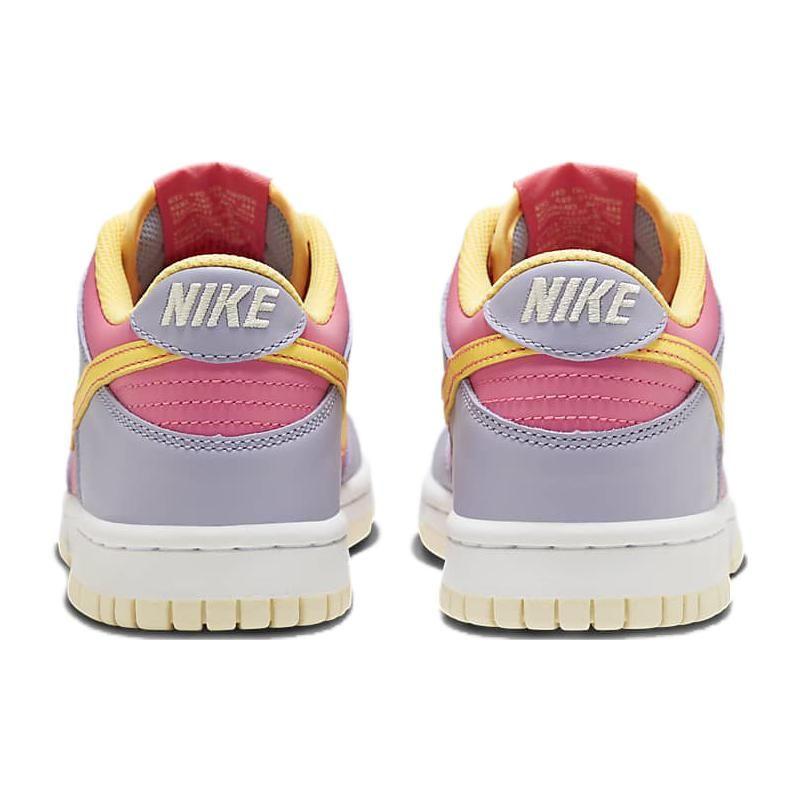 Nike Dunk Замшевые Спортивные Комфортные Прочные Дышащие Низкие Детские Кроссовки Детские кроссовки Фиолетовый Розовый DH9765-500