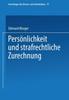 Книга Persoenlichkeit Und Strafrechtliche Zurechnung : 124
