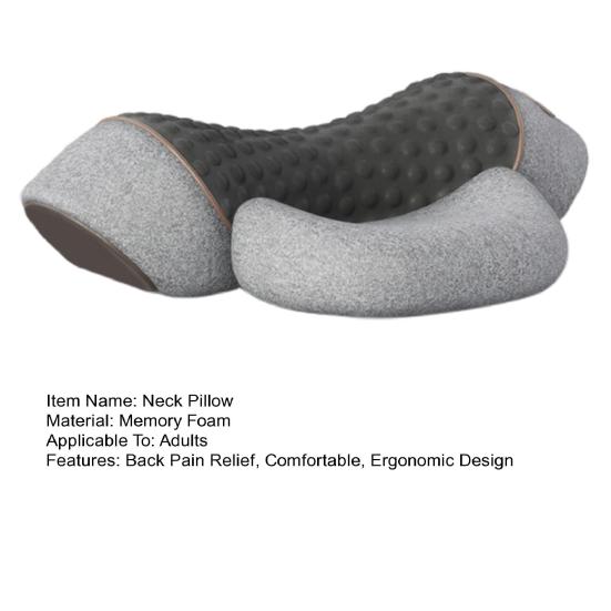 Подушка для защиты шеи, подушка для шеи с эффектом памяти, для снятия боли у взрослых, эргономичная подушка для шеи и плеч для мужчин и женщин, для сна