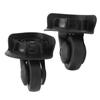 1 Pair Luggage Swivel Casters Plastic Mute Suitcase Swivel Wheel Repalcement Black A65