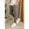 Men's Slim Fit Gray Jogger Pants