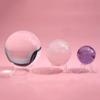 Transparent Crystal Ball Display Base Triangular Structure Spheres Baseball Rack Home