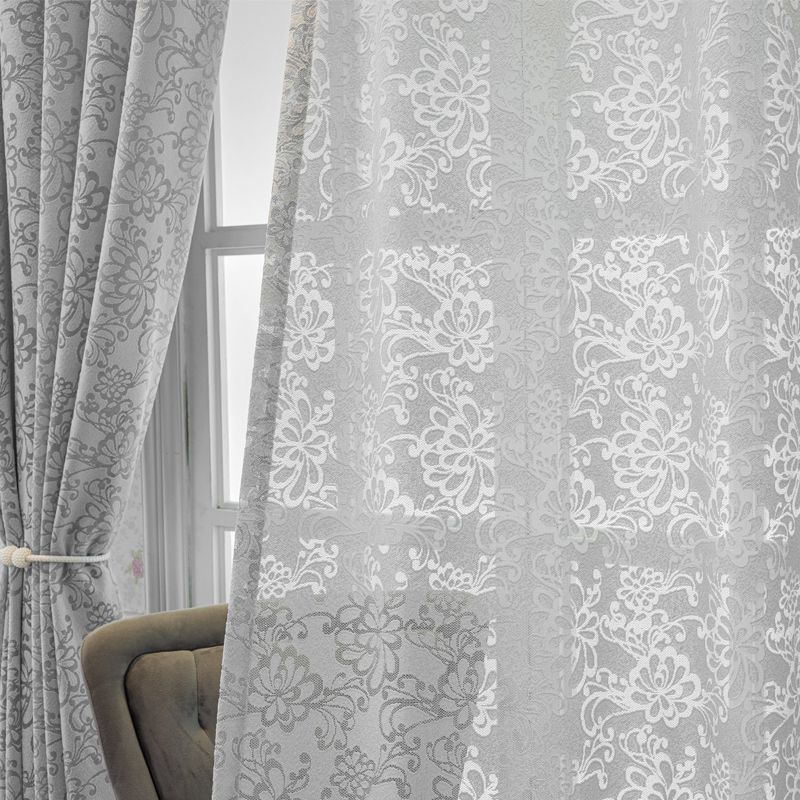 Современный простой затемняющий серый экран для окна гостиной спальни затемняющий теплоизоляционный экран занавес