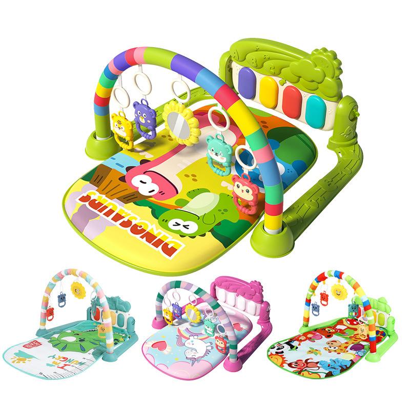 1 Set Music Pedal Piano Multifunctional Children Fitness Frame Take Exercise Infant Leg Stamina Gym Crawling Frame Baby Toy