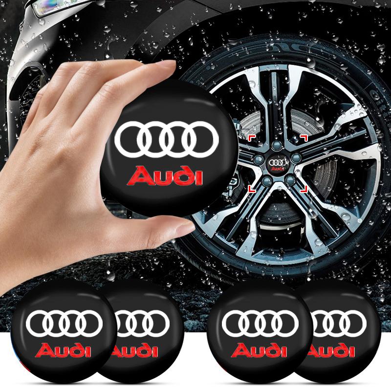 Для Audi A3Для AUDI Q7 A8L Q8 S4 S5 S6 S7 R8 RS6 Q2L TT A3 A5 A4L A4 Авто Стайлинг 56 мм Колпачок Центральной Ступицы Колеса Автомобиля Эмблема Наклейка Стикер на Колесо