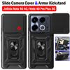 Slide Camera Funda для Infinix Note 40 4G Case Armor Ring Stand Protect Cover для Infinix Note 40 Pro Plus 5G Pro+ Capa