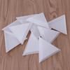10Pcs Plastic Triangle Rhinestones Beads Crystal Nail Art Sorting Trays White