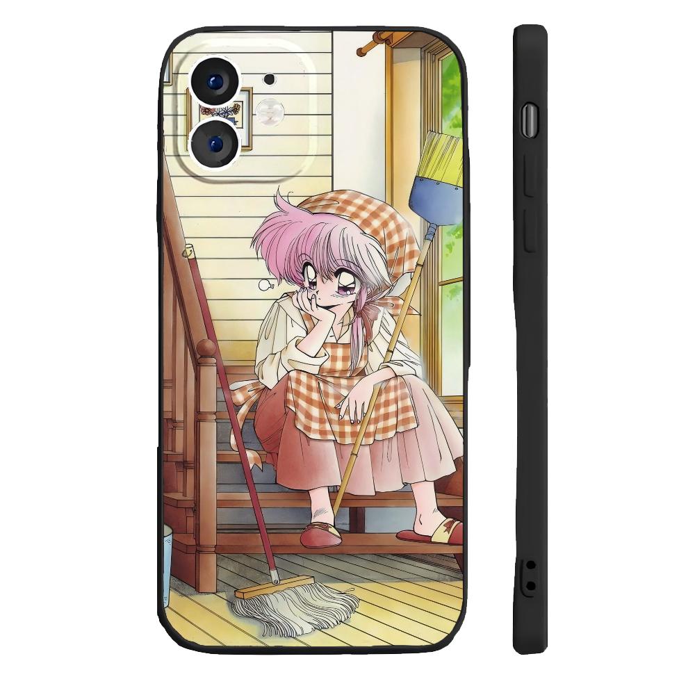 Чехол для телефона Ramiya Anime Ryou силиконовый мягкий для iPhone 16 15 14 13 12 11 Plus Pro Max Plus