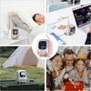 Портативная Bluetooth-колонка с FM-радио, пиксельная ретро-миниатюрная симпатичная беспроводная колонка, винтажный декор, подходит для вечеринки, офиса, стола, дома, спальни