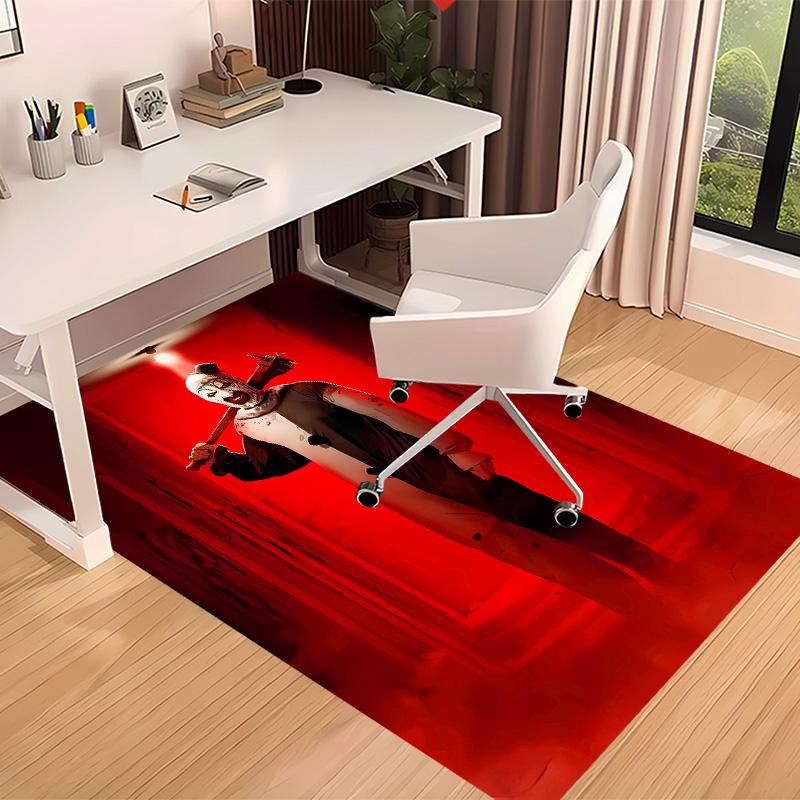 Art the Clown Terrifier Printed Absorbent Washable Carpet, Non-Slip Bathroom Mats, Kitchen Rugs, Yoga Mat,Living Room Entrance, Camping Picnic Rugs