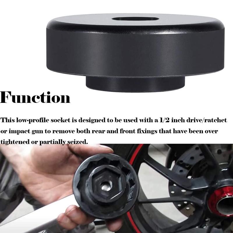 NONY Front Rear Wheel Axle Nut Socket Tool Fits for Ducati Motorcycle ATVs Super Bike 1098 1198 1199 Panigale Multistrada Diavel