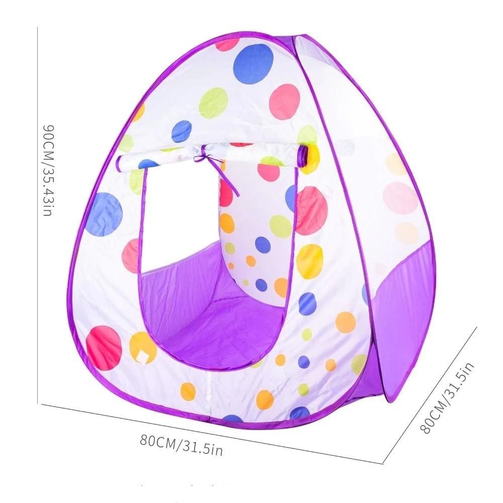 Toy Houses Red Polka-dot Tent Princess Houses Foldable Toy Tents Children Gifts
