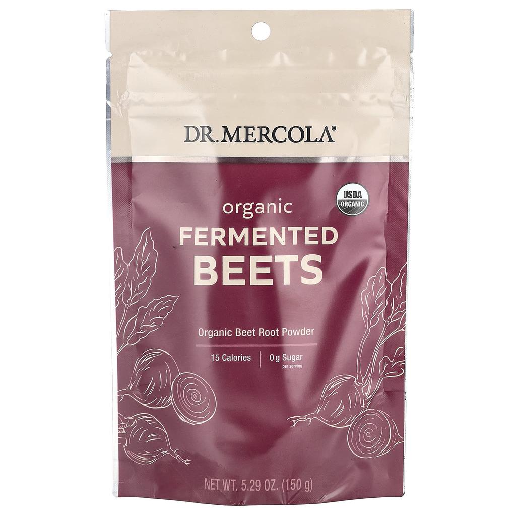 Dr. Mercola Fermented Beet Powder, 5.29 Oz (150 G)