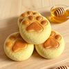 Cat Paw Stress Relief Toy Slow Rebound Realistic Bread Texture Soft Squishy Fidget Toy for Adults Kids Christmas Gift Use