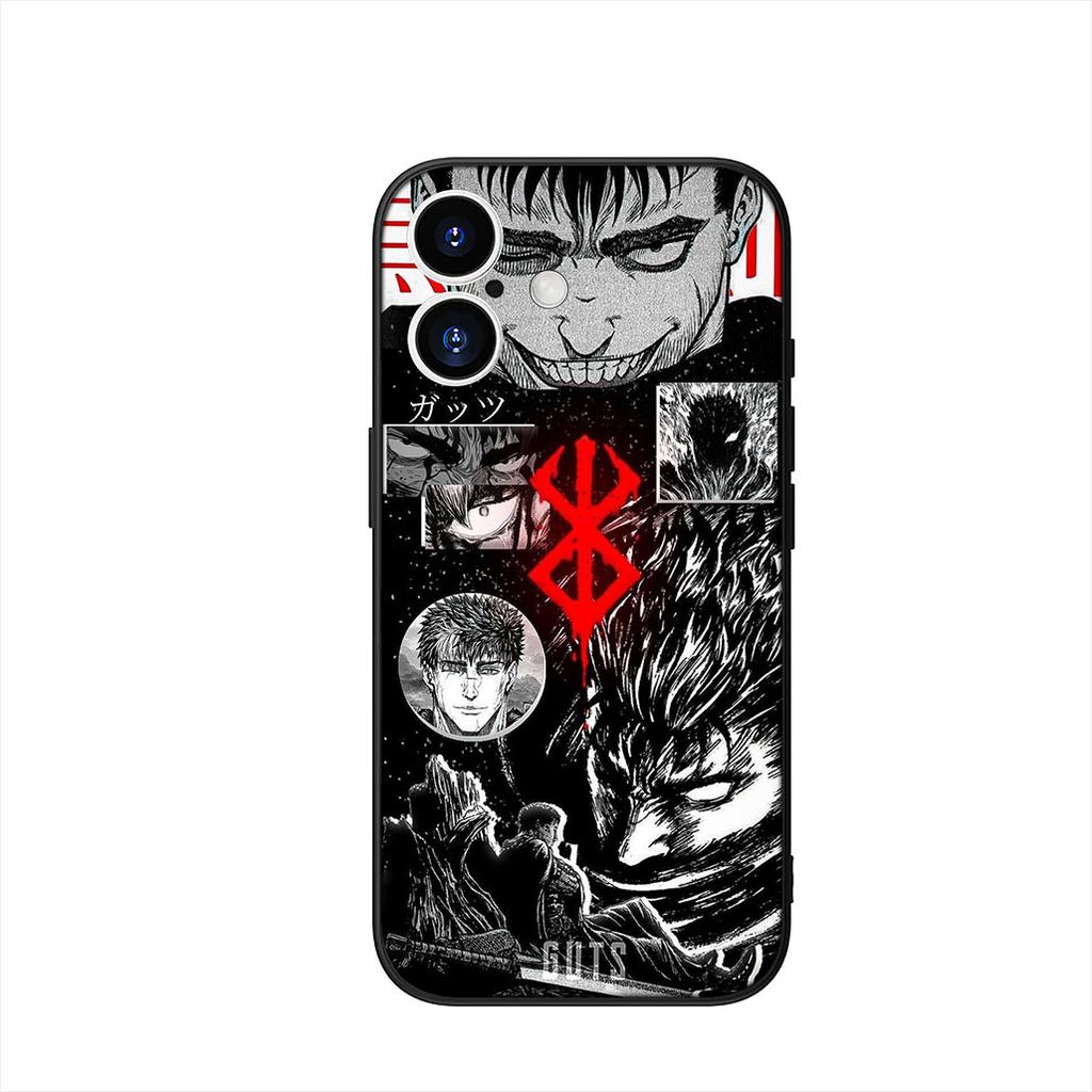 Чехол для телефона для Xiaomi Poco X7 X6 X5 F7 F6 F8 Ultra F5 M6 M7 M8 Pro C85 C75 C65 C71 C61 Чехол Мультяшный Берсерк Аниме Гатс Корпус
