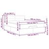 VidaXL Lit ottoman avec matelas gris clair 140x190 cm tissu, lit, lit capitonné, lit ottoman double, lit avec rangement 3312471