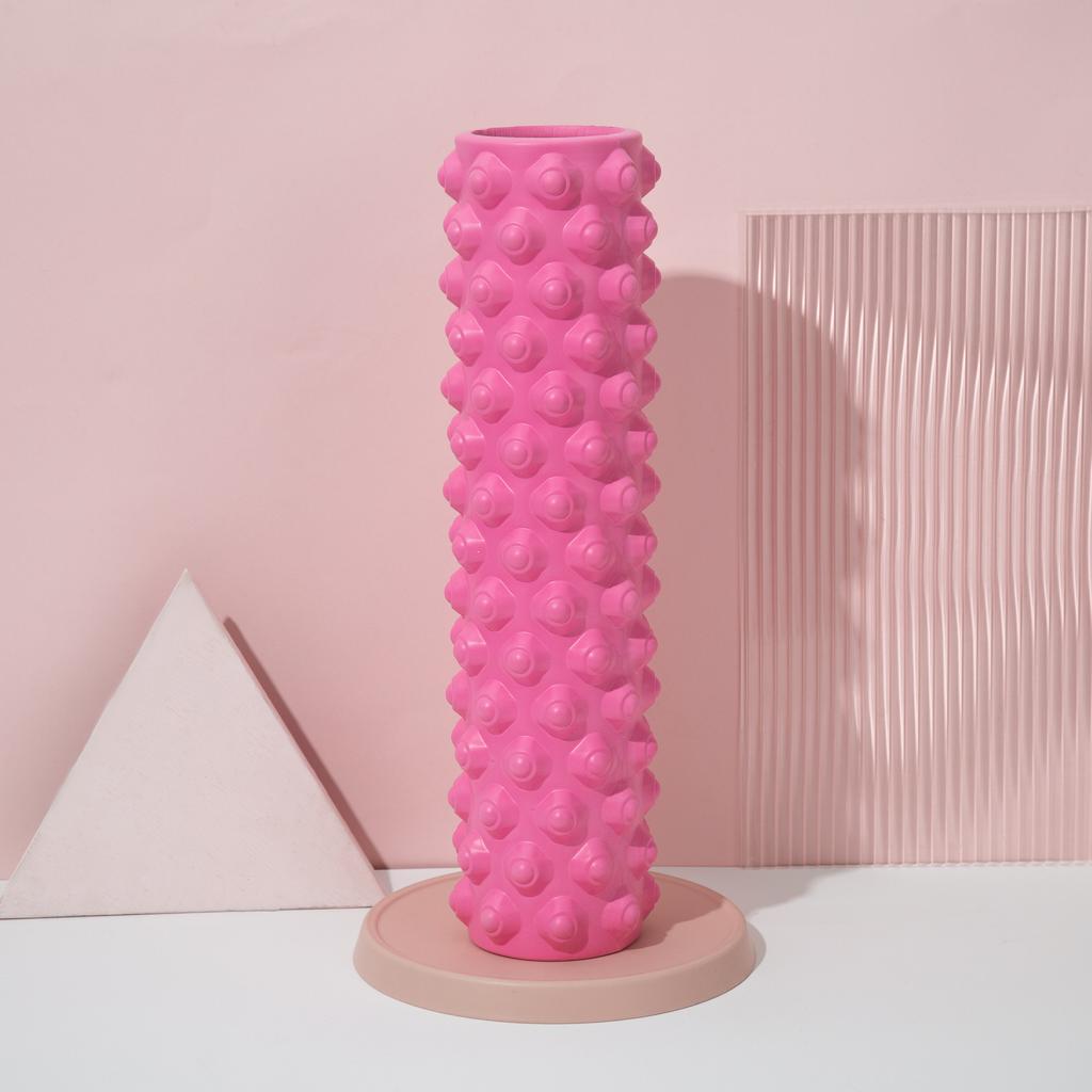 Connors Solid Foam Shaft Muscle Relaxation Skinny Leg Roller Massage Yoga Column Auxiliary Tools Supplies Equipment.