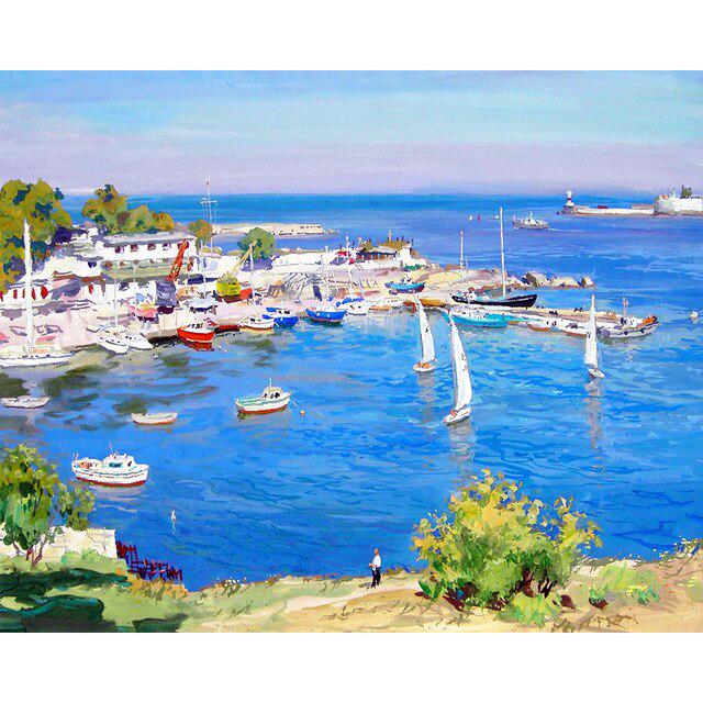 Алмазная мозайка ночной город