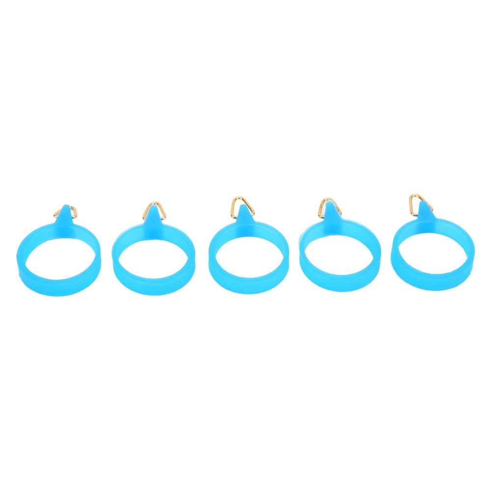 5PCS with Rubber Circle Fishing Rod Hook Holder Fishing Hook Holder for Outdoor Fishing