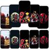 Для Motorola Moto Edge 70 60 50 G54 G86 Samsung Galaxy S25 iPhone 17 16 15 Xiaomi Redmi Note 14 13 Pro Max Чехол для телефона Мультяшный Дэдпул Росомаха Обложка