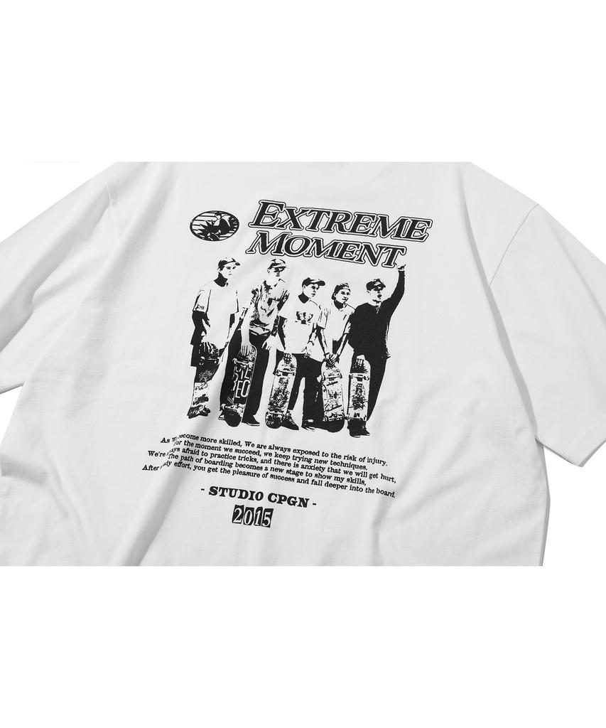 CPGN STUDIO Белая футболка с коротким рукавом Extreme Moment