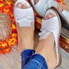 Slippers for Women Non-slip Flat with Summer  Casual Comfortable Fashion Solid Color Butterfly Knot Woman's Beach Slippers