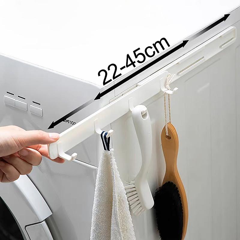 Скользящий крючок для растягивания, настенный, расширяющий зазор, липкий крючок, вешалка для полотенец, кухонная ванная комната, экономящая место, крючки для хранения