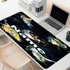 Custom Name Personalized Saint Seiya Pattern Mousepad, Laptop PC Desk Mat, Decorative Desk Mat for Home Keyboard Pad Gift