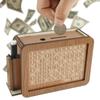 Копилка для денег, деревянная копилка, копилка со счетчиком, копилка для денег, копилка для денег, ретро-украшение для дома, новогодние подарки