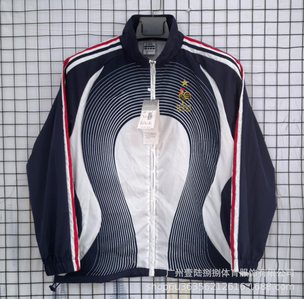 2026 World Cup Vintage Football Jacket Jacket Men's and Women's Waterproof Jacket Germany Spain