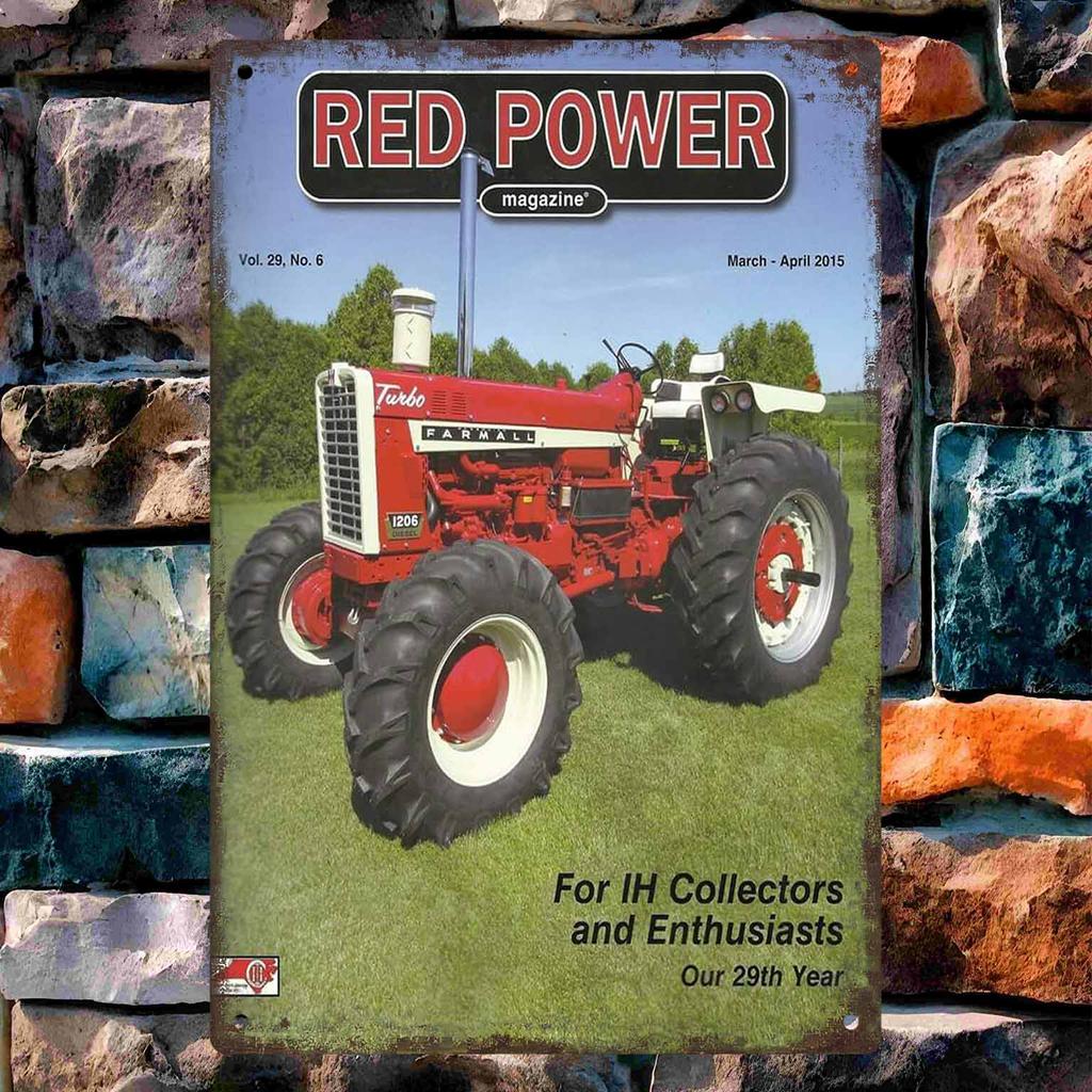 Green Tractor Resting Under a Tree After a Long Day Vintage Metal Wall Sign Decor Poster Frames Garage Living Room